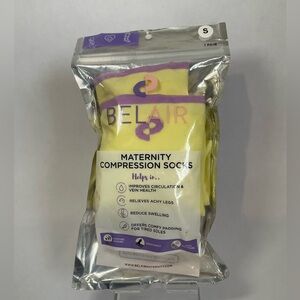 1 Pair of Bel Air Maternity Compression Socks Swelling Relief Comfy Padded Small